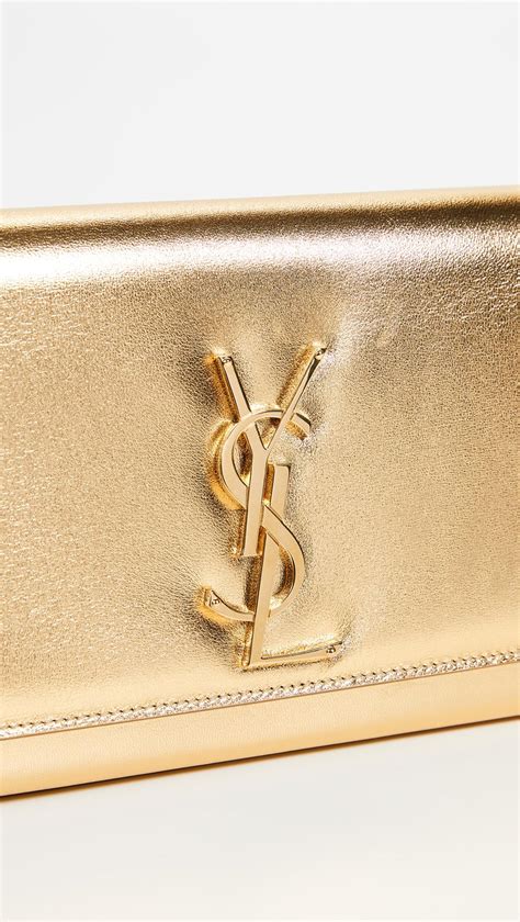 ysl couture clutch|YSL metallic clutch.